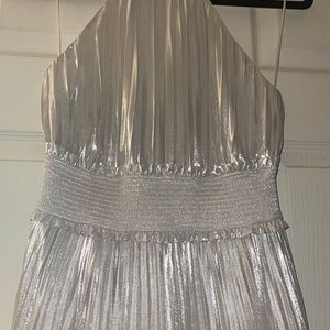 Exprés  dress / metallic color